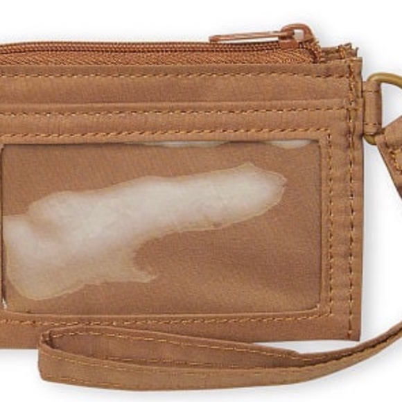 Victoria secret Pink card holder / change purse keychain with zipper - Picture 2 of 2